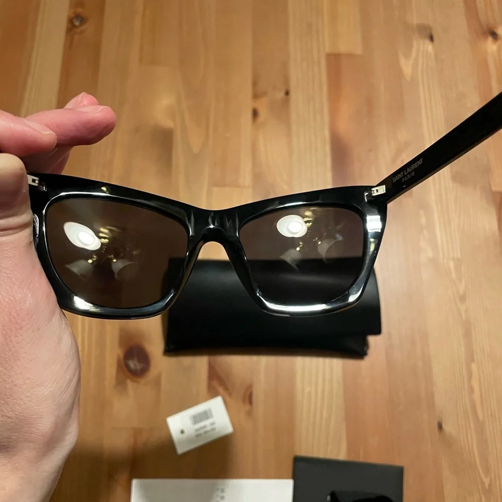 Saint Laurent SL214 Kate Sunglasses - Picture 8 of 9